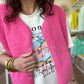 Veste sans manche LOLA  Fushia