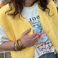 Veste sans Manche LOLA jaune