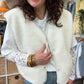 Veste sans Manche LOLA Ecru