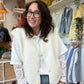Veste sans Manche LOLA Ecru