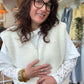 Veste sans Manche LOLA Ecru