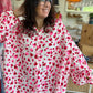 Chemise Gaze de coton oversize Coeur