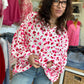 Chemise Gaze de coton oversize Coeur