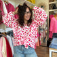 Chemise Gaze de coton oversize Coeur