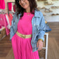 Robe plissée avec poches