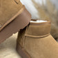 Boots cuir Camel